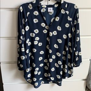 Flower print CABI button up blouse *NEVERWORN